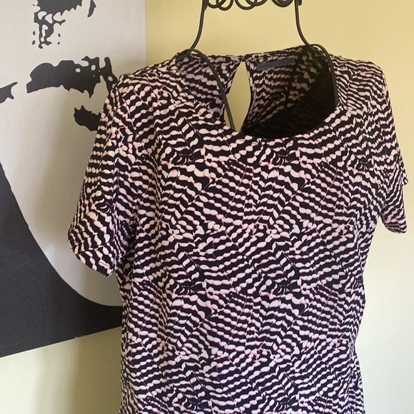 Sweet Black/PInk/Cream Print Dress by Soaked in Luxury - Size M - Picture 2 of 8